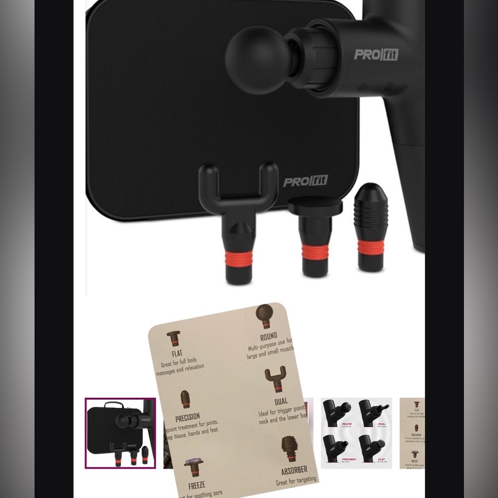 Tissue Massager pro fit/multiple attachments